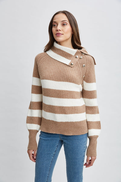 Cashmere Stripe Sweater Image 3