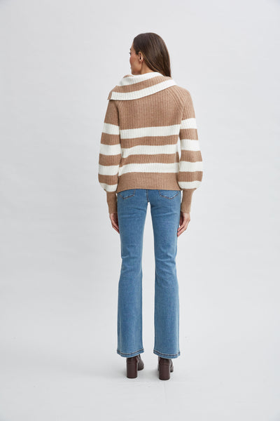 Cashmere Stripe Sweater Image 5