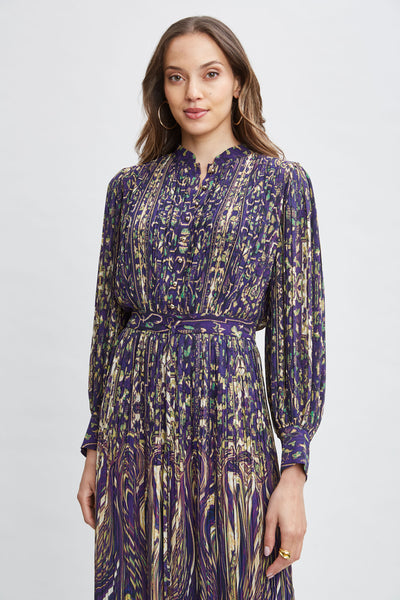 Paisley Midi Dress Image 2