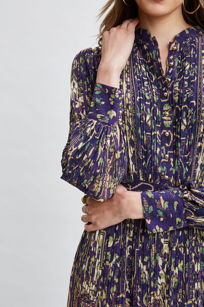 Paisley Midi Dress Image 5