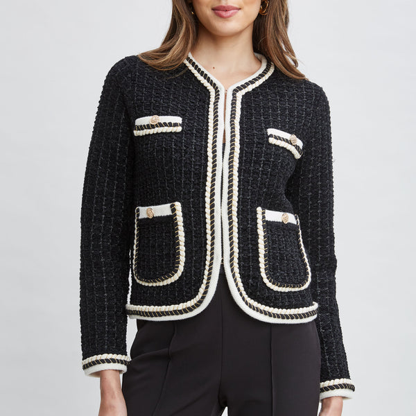 カーディガン Other Casari Over Cardigan (3color) Contrast Cardigan Sweater – Elie Tahari