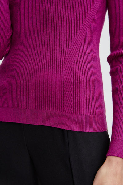 Mock Neck Button Sweater Image 5