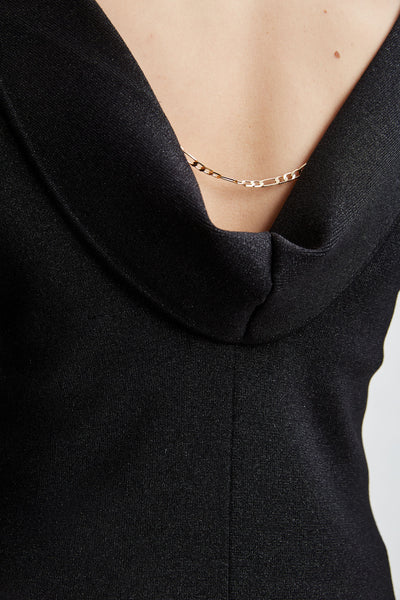Draped Chain Lurex Sweater Image 2