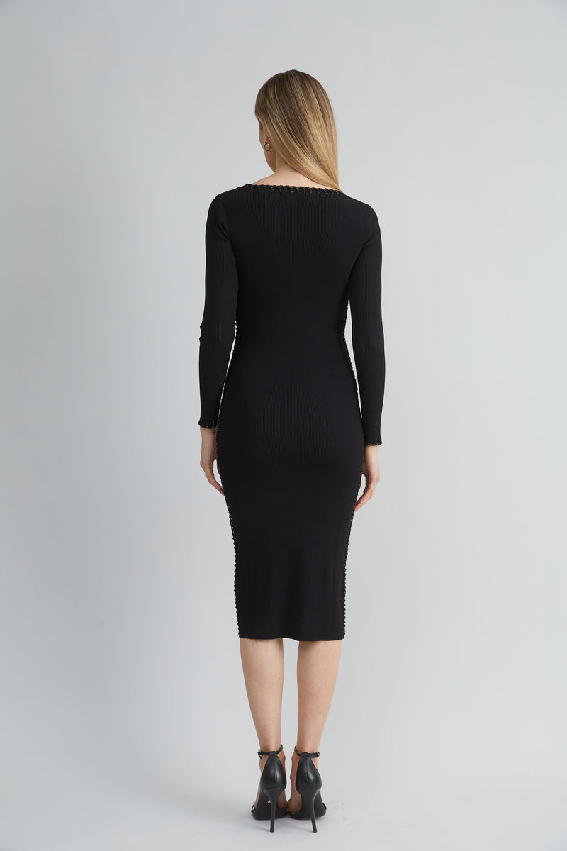 The Rib Knit Dress Elie Tahari The Rib Knit Dress Elie Tahari