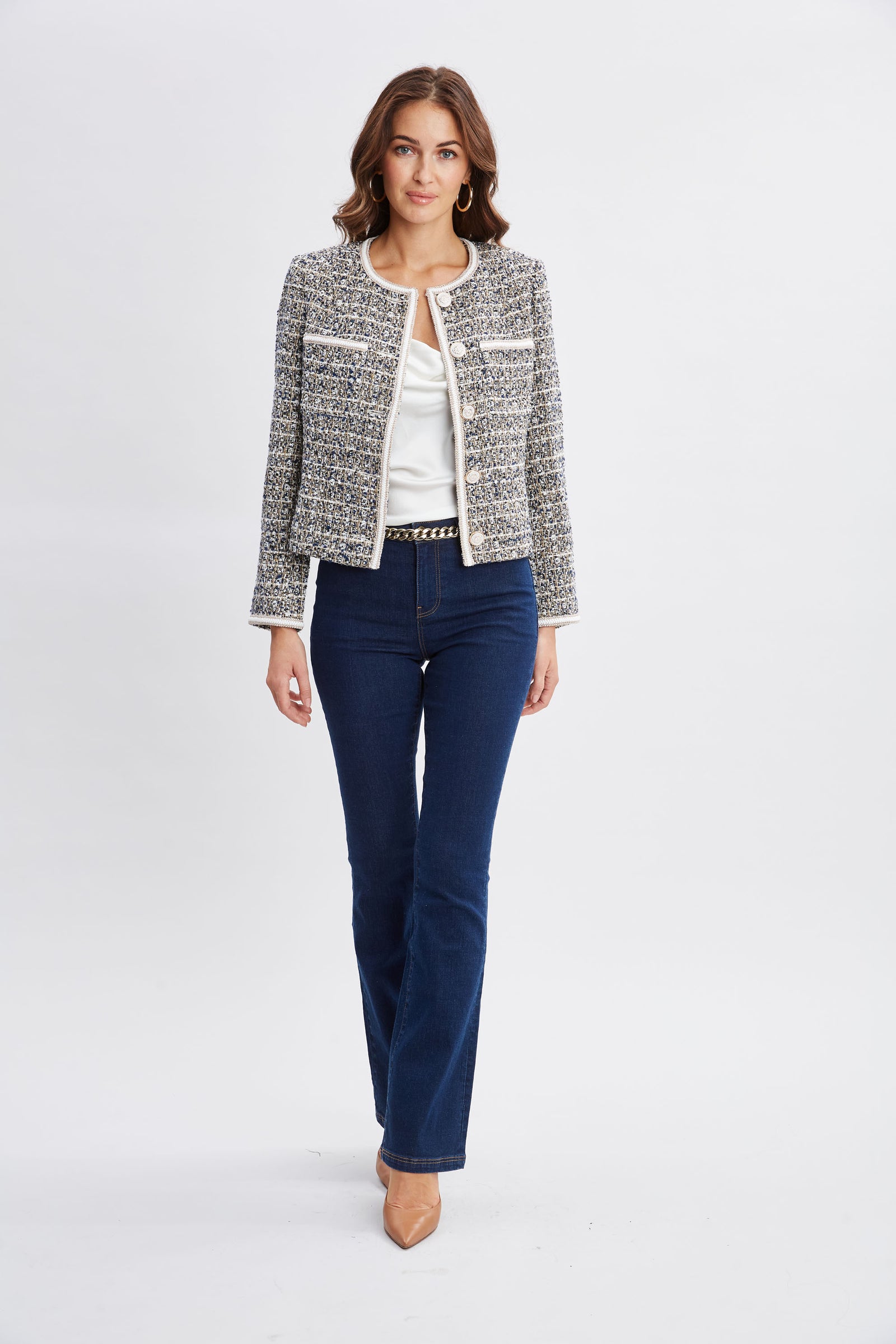 ENICA（エニカ） Summer Tweed Jacket レディース