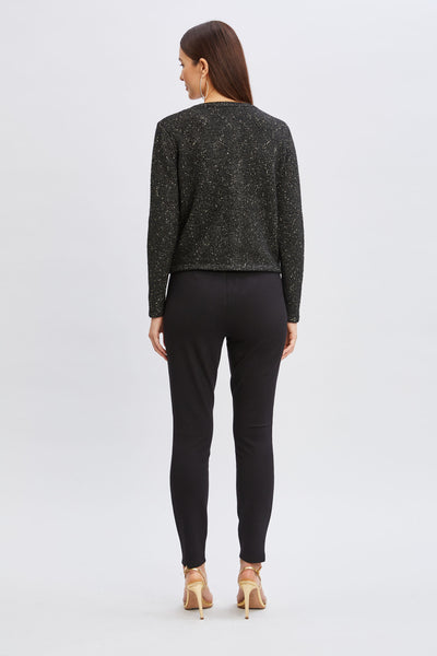 T-Tahari Metallic Cardigan Sweater Image 5