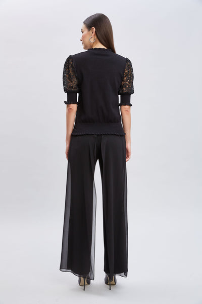 Crochet Sleeve Sweater Image 7