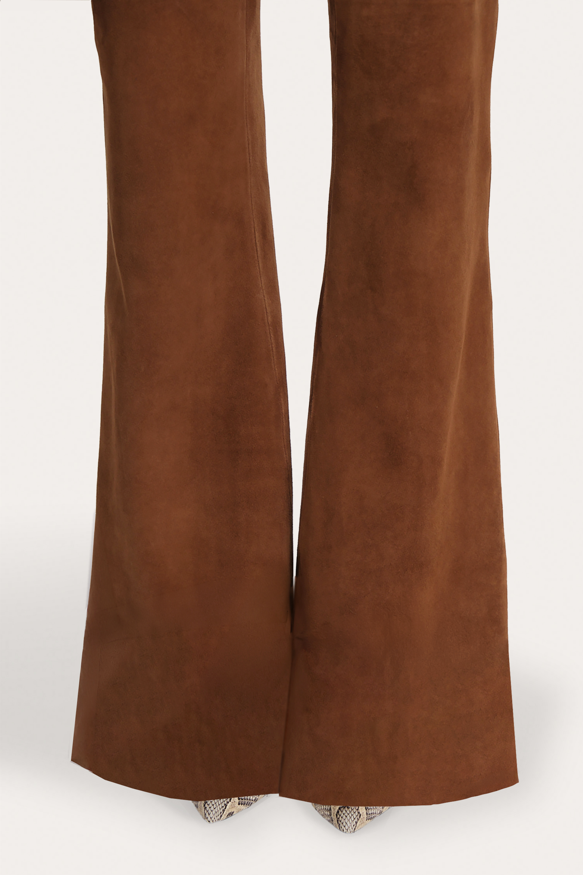 Anouk Goat Suede Flared Pants
