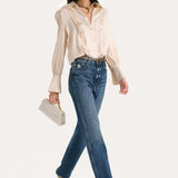 Chloe Charmeuse Blouse