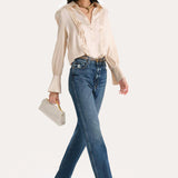 Chloe Charmeuse Blouse