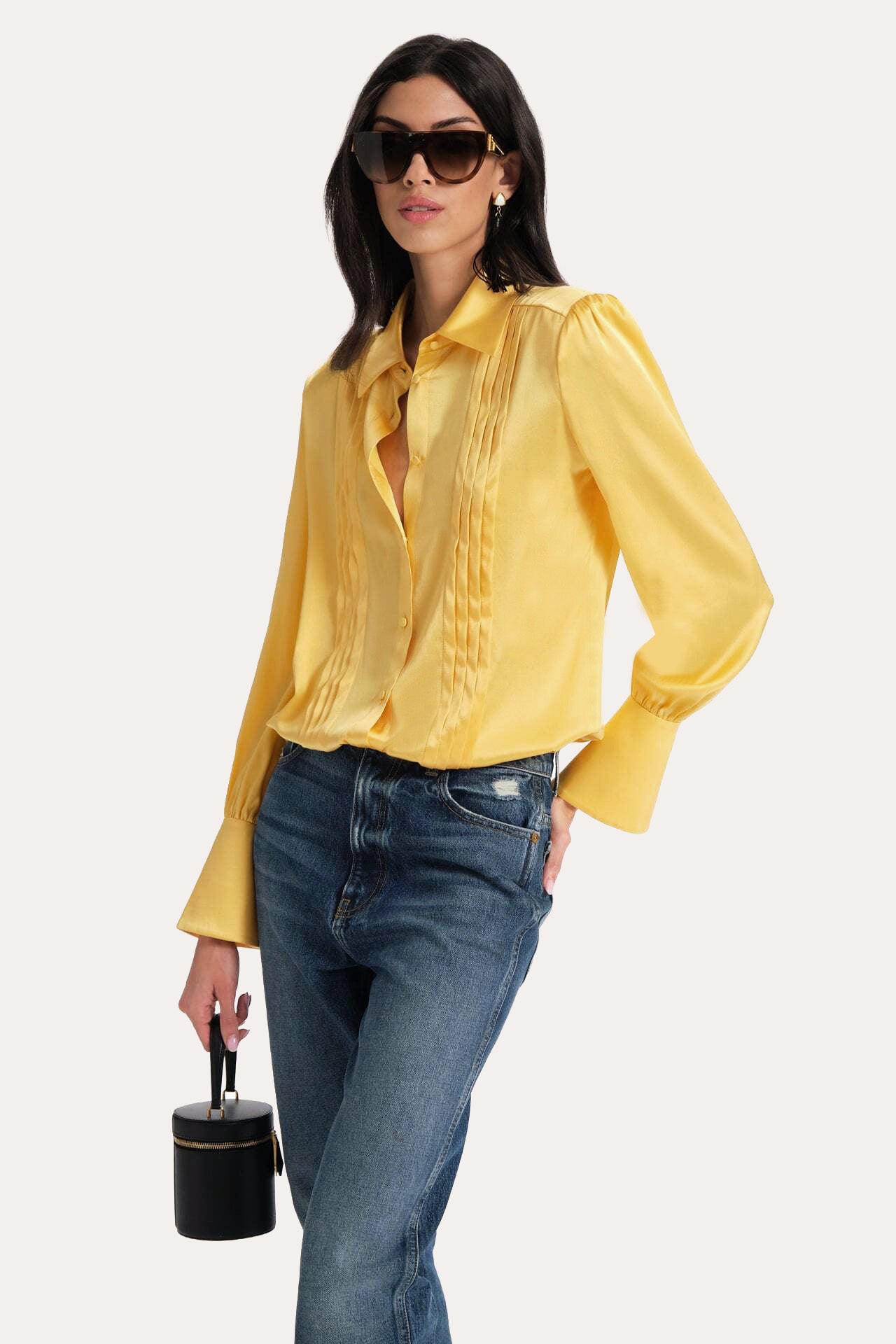 Chloe Charmeuse Blouse