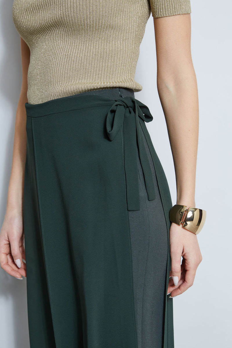 Attached Skirt Pants in Teal – LILIT. Store