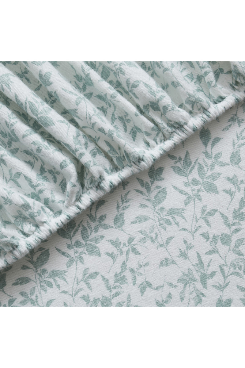 Tahari Floral Cotton Flannel 4 Piece Sheet Set, King