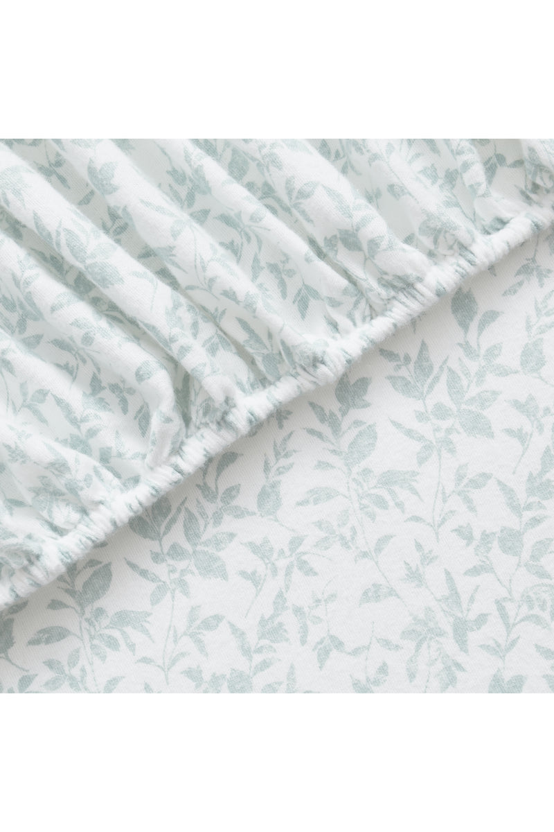 Tahari Floral 3 Piece Cotton Flannel Sheet Set, Twin
