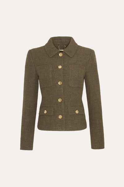 ジャケット・アウター Eaphi wool tweed jacket Tweed Jacket (4-14) | GUESS