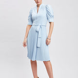 Pleated Contour Dress