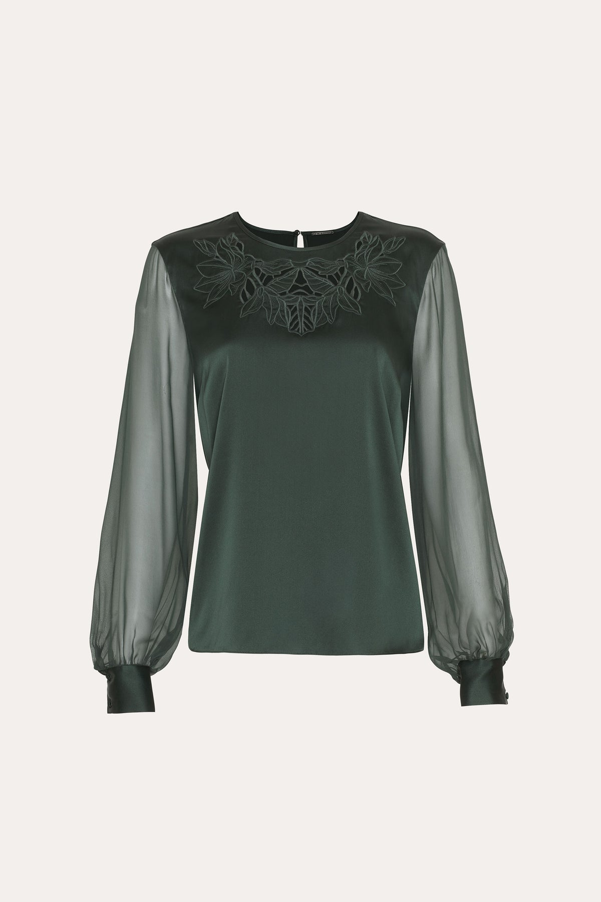 【美品】Eaphi volume sleeve sheer blouse Olivia Silk Blouse – Elie Tahari