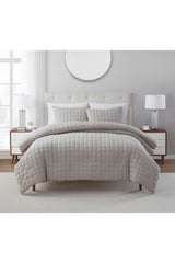 Tahari Quilted 3-Piece Comforter Set, Full/Queen