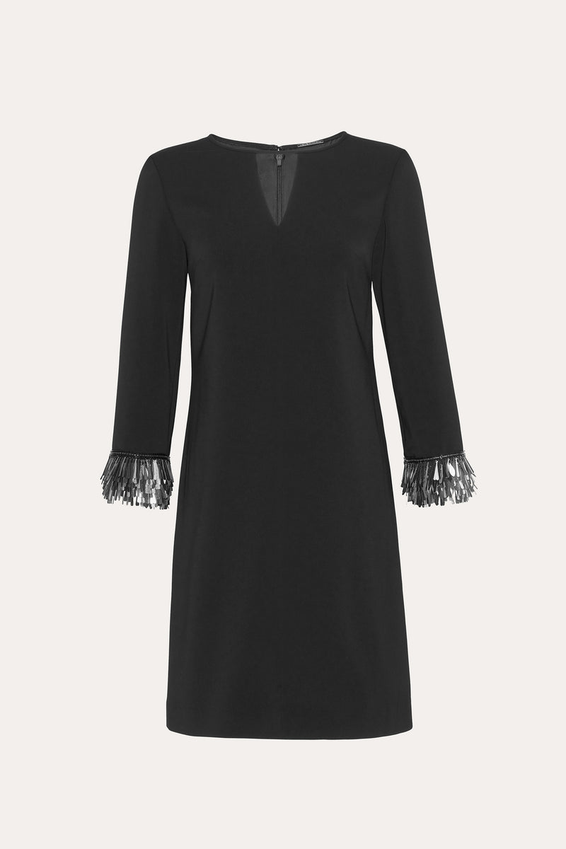 Metallic Shift Dress