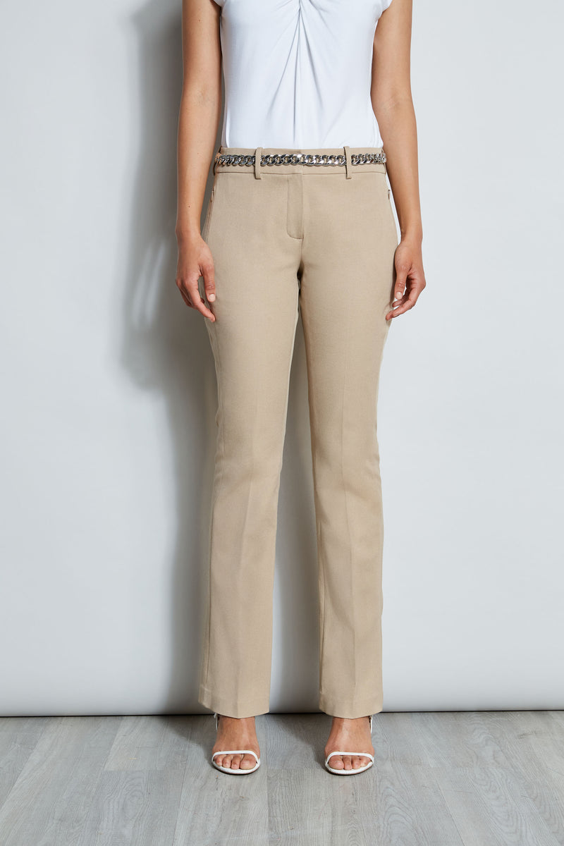 Stretch Twill Fit & Flare Pant