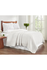 Tahari Waffle Cotton Blanket