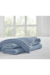 Tahari Waffle Cotton Blanket, King