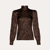 Silk Jacquard Blouse