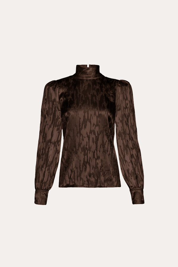 Silk Jacquard Blouse