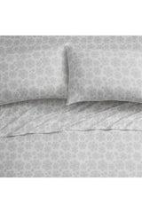 Cotton Snowflake 4 Piece Sheet Set, Queen
