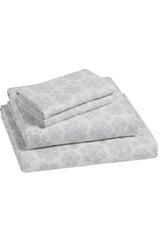 Cotton Snowflake 4 Piece Sheet Set, Queen