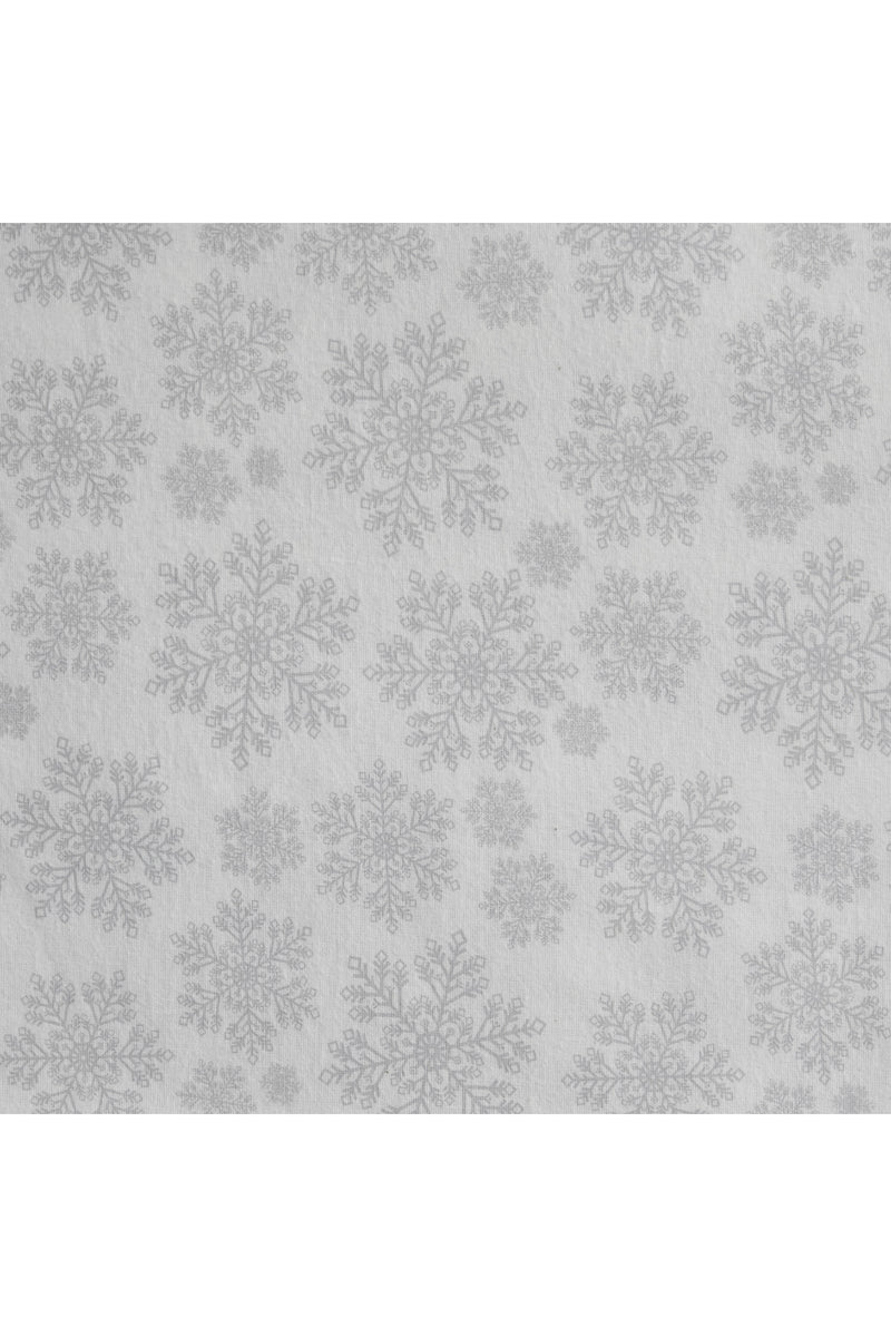 Cotton Snowflake 4 Piece Sheet Set, Queen