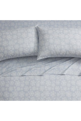 Cotton Snowflake 4 Piece Sheet Set, King