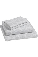 Cotton Snowflake 4 Piece Sheet Set, King