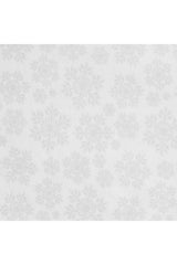 Snowflake 3 Cotton Flannel Sheet Set, Twin - SILVER