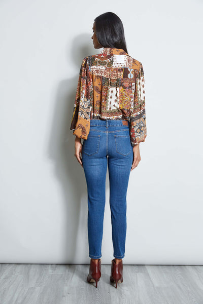 Tahari Sculpt Skinny Denim Jeans Image 4