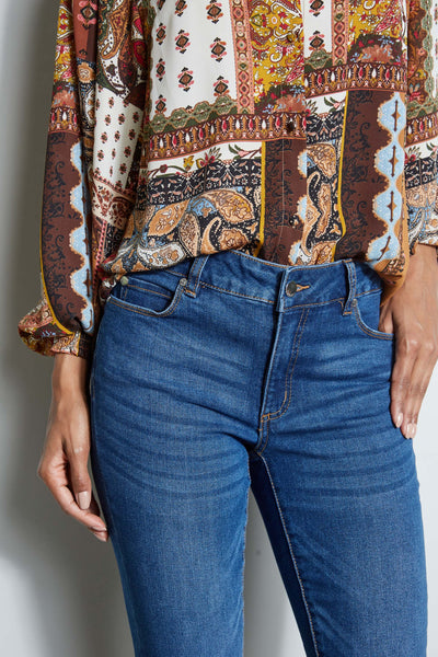 Tahari Sculpt Skinny Denim Jeans Image 3