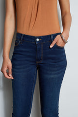 Tahari Mid-Rise Stretch Denim Ankle Jeans