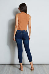 Tahari Mid-Rise Stretch Denim Ankle Jeans