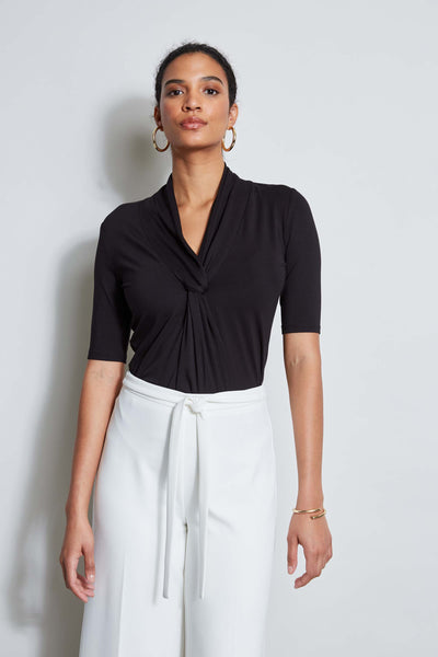 T-Tahari Twist Front Knit Image 1