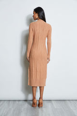 T-Tahari Cable Knit Sweater Dress