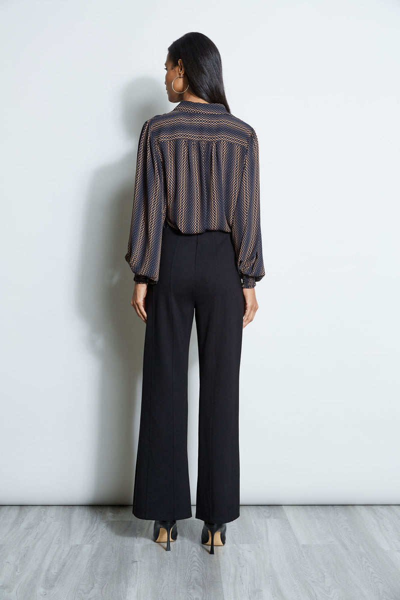 T-Tahari Dot Print Button Down Shirt