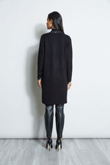 T-Tahari Stitched Long Cardigan