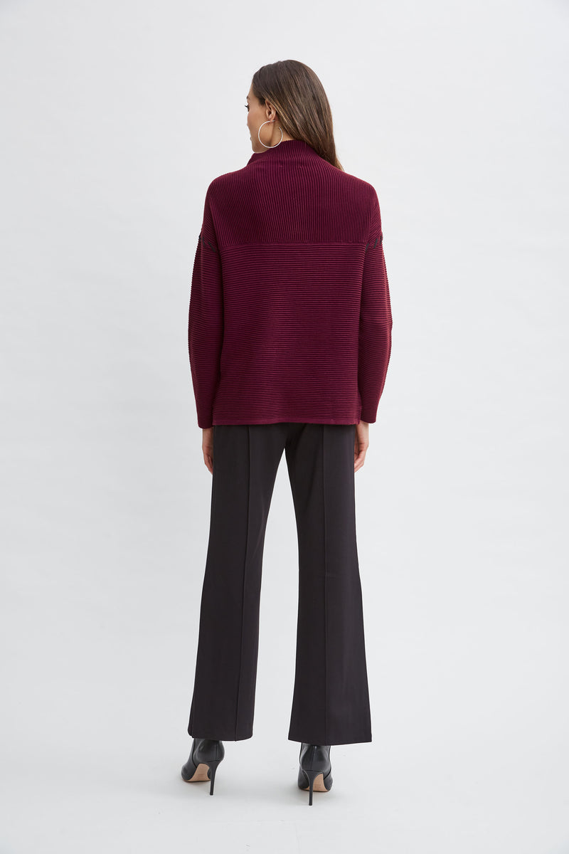 T-Tahari Stitched Shoulder Sweater