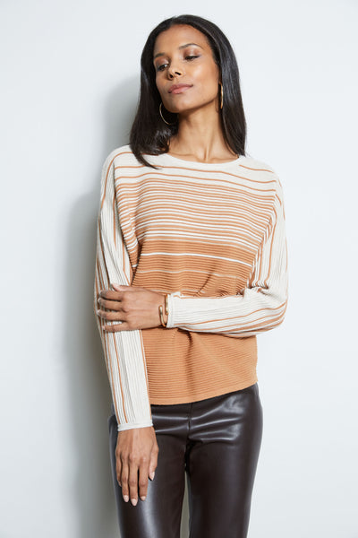 T-Tahari Stripe Sweater Image 3