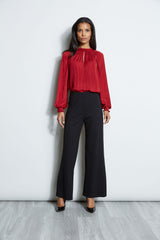 T-Tahari Airflow Keyhole Shirt