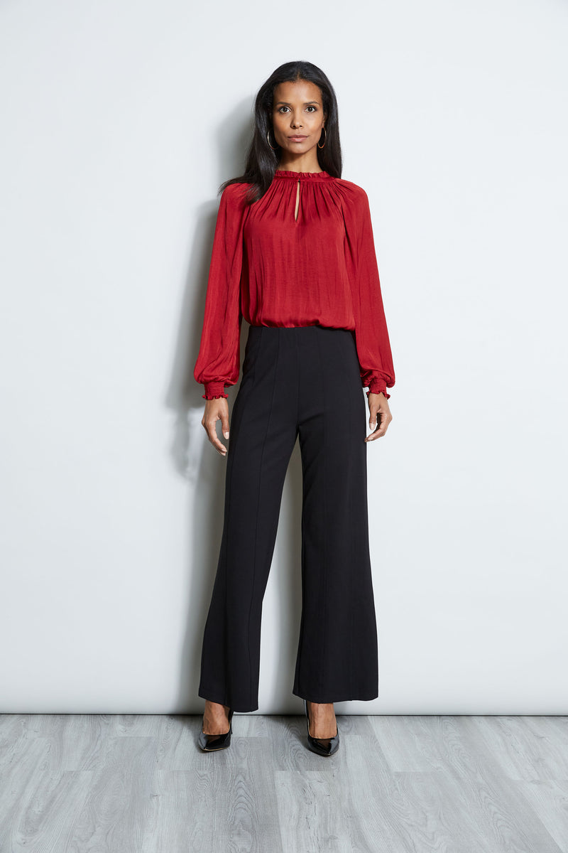T-Tahari Airflow Keyhole Shirt