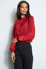 T-Tahari Airflow Keyhole Shirt