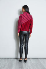 T-Tahari Color Block Stripe Sweater