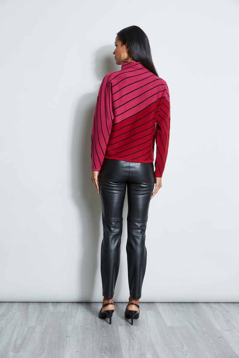 T-Tahari Color Block Stripe Sweater