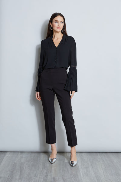 T-Tahari Slim Pull on Pant Image 2